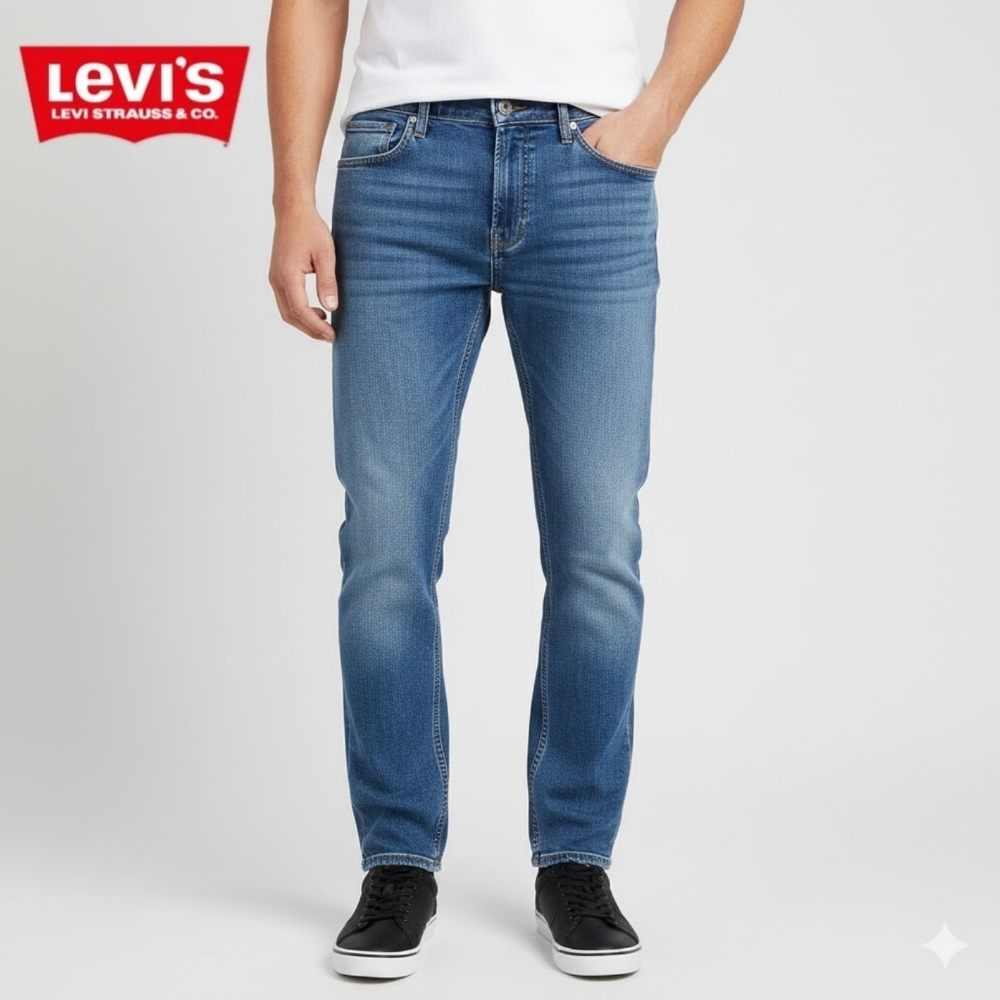 38x32 Levi Strauss Signature Men's Skinny Classic Blue Denim Jeans